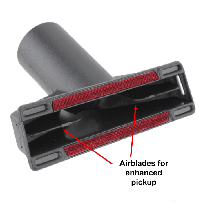 SPARES2GO Extra Long Flexible Crevice + Mini Tool Brush Kit for Vax Vacuum Cleaner