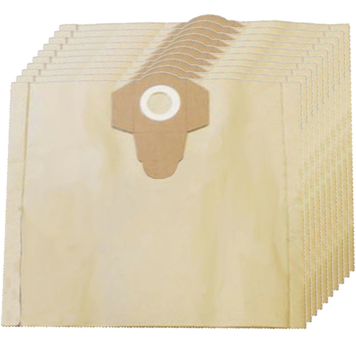 10 x Dust Bags for Clarke, Draper 30L Wet & Dry Series Vacuum Cleaner VB182