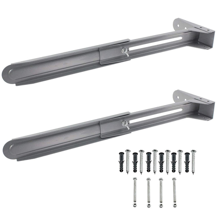 Silver Wall Mount Brackets for Zanussi Microwave x 2