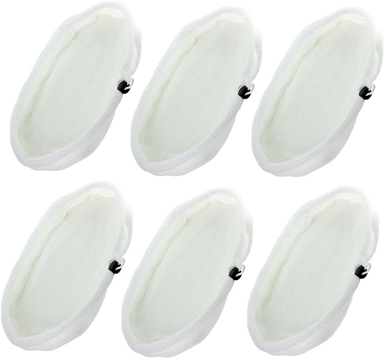 Hard Floor Cleaning Cloth Pads for Morphy Richards 720022 12 in 1 Steam Cleaner Mop (Pack of 6)