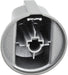Control Knob Switch Button for HOTPOINT CIM53KCAIXGB Cooker Oven Pack of 6 (Silver/INOX)