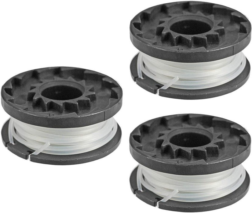 4m Spool & Line for QUALCAST N0F-GT-250/18-E GTLi18 Strimmer Trimmer (Pack of 3)
