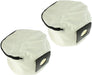 Reusable Zip Up Cloth Bag for Numatic Henry Hetty Vacuum Cleaner (Pack of 2)