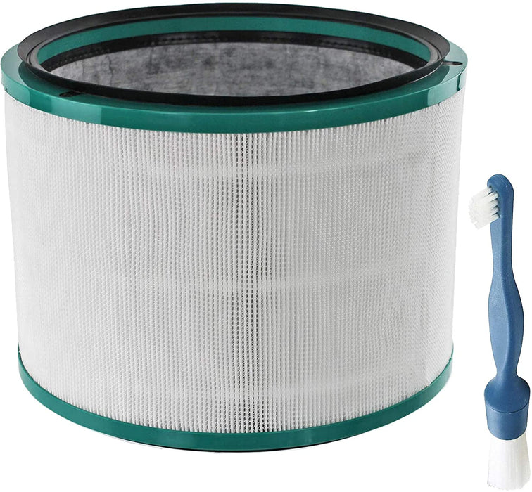 Hepa Filter for DYSON DP01 DP03 HP00 HP02 Pure Cool Fan Air Purifier (Pack of 2) + Dusting Brush