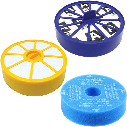 Washable Pre & Post Motor Allergy HEPA Filter for Dyson DC14 Vacuum Cleaner (Pack of 2)