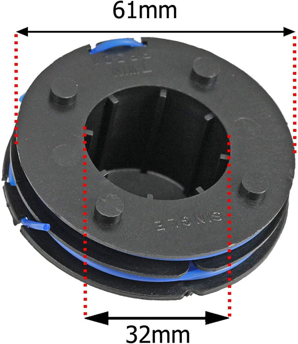 Line & Spool for Challenge Xtreme GGT300D PRT350T Strimmer Trimmer