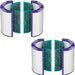 HEPA + Carbon Filter Kit for DYSON 360˚ Glass Activated Carbon Pure Cool DP04 HP04 TP04 Air Purifying Tower Fan (Pack of 2)