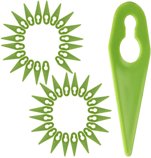 Plastic Blades for Grass Trimmer Strimmer GTECH ST01 ST02 ST04 ST05 ST20 (Pack of 40)