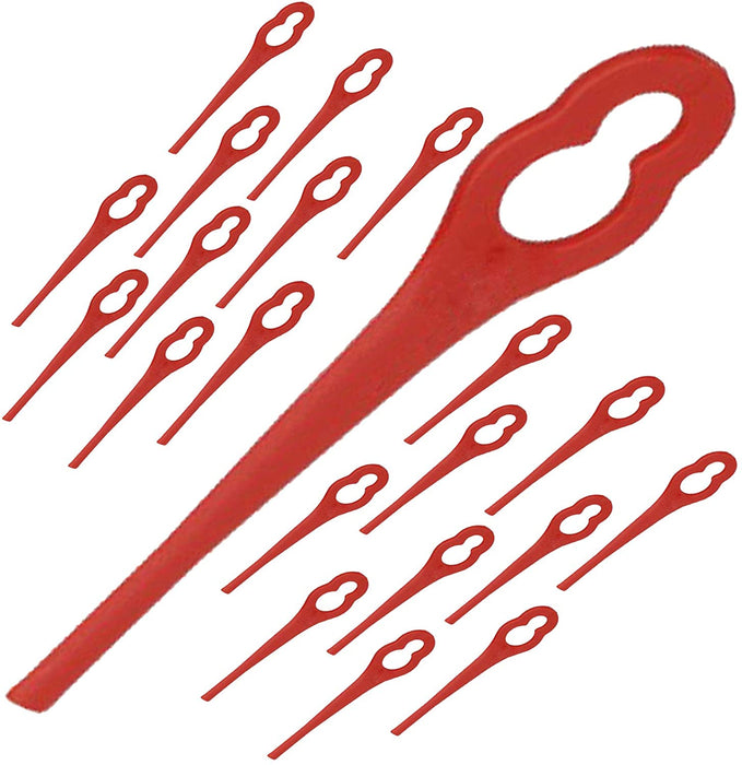Red Plastic Blades for EINHELL AT BG-CT GE-CT RG-CT 18 Li Strimmer Trimmer x 20