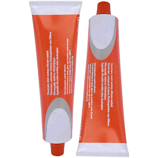 Silcoset 158 Oven Door Adhesive Silicone High Temperature Resistant Glue 75ml (Pack of 2)