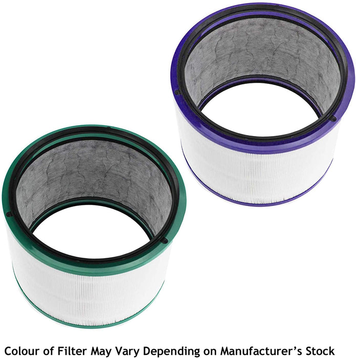 Hepa Filter for DYSON DP01 DP03 HP00 HP02 Pure Cool Fan Air Purifier (Pack of 2) + Dusting Brush
