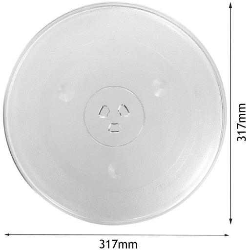 Glass Turntable Plate for SAMSUNG Microwave Oven (317mm)Glass Turntable Plate for SAMSUNG Microwave Oven (317mm)