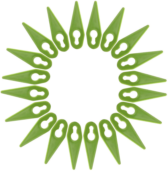 Plastic Blades for Grass Trimmer Strimmer GTECH ST01 ST02 ST04 ST05 ST20 (Pack of 40)