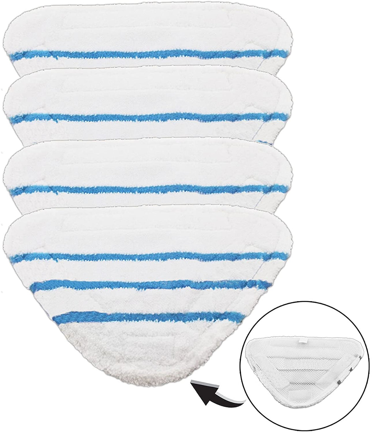 4 reinigingsdoekjes voor Black en Decker stoomreiniger FSMP20 Steam Mop voor Black Decker FSM1630, FSM1616, FSMH13E5, FSM1321, FSM1605 4 reinigingsdoekjes voor Black en Decker stoomreiniger FSMP20 Steam Mop voor Black Decker FSM1630, FSM1616, FSMH13E5, FSM1321, FSM1605