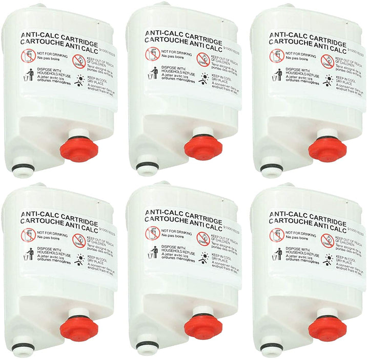 Anti-Calc Filter Cartridges for Calor Steam Iron Pack of 6 XD 9060E0