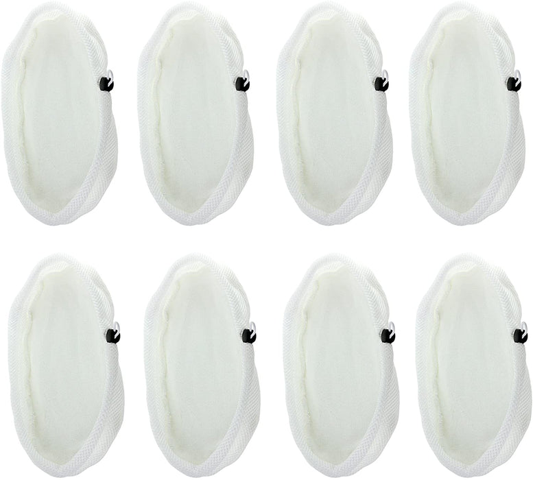 Hard Floor Cleaning Cloth Pads for Morphy Richards 720022 12 in 1 Steam Cleaner Mop (Pack of 8)