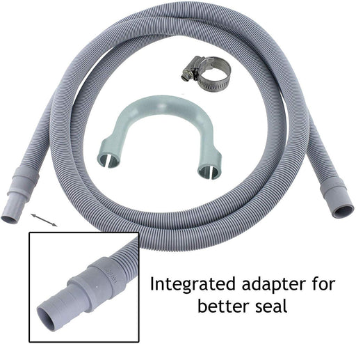 Drain Hose Extension Pipe Kit for Samsung Washing Machine Dishwasher (2.5m, 19mm / 22mm)