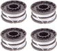 Twin Line Spool for SPEAR & JACKSON S3525ET Strimmer Trimmer (Pack of 4)