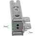 Door Hinge for FLAVEL Fridge Freezer - Integrated Upper Right / Lower Left Hand Side