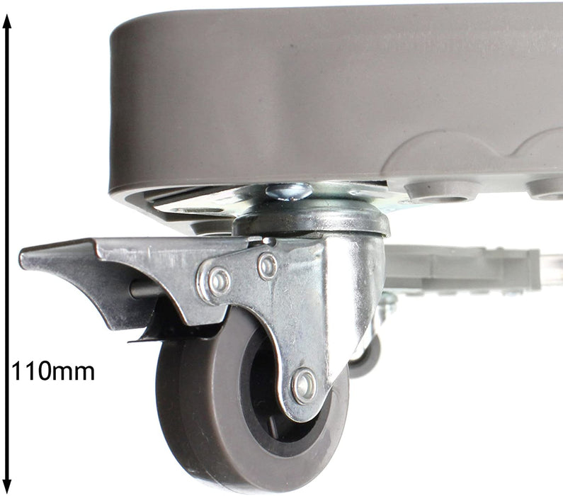 Universal Braked Wheel Adjustable Trolley Stand (180KG Load)