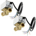 Motorised 2 Port Inline Zone Valve for HONEYWELL V4043 Central Heating Boiler Systems 22mm (Pack of 2)