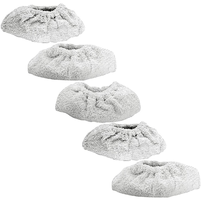 Floor Pads + Upholstery Tool Pads for KARCHER EASYFIX SC1 SC2 SC3 SC4 SC5 Series Steam Cleaner (2 x Floor, 5 x Upholstery)