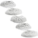 Floor Pads + Upholstery Tool Pads for KARCHER EASYFIX SC1 SC2 SC3 SC4 SC5 Series Steam Cleaner (2 x Floor, 5 x Upholstery)