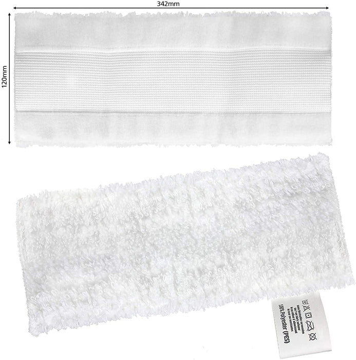 Microfibre Cloth Cover Pads for KARCHER EASYFIX SC1 SC2 SC3 SC4 SC5 Series Steam Cleaner (Pack of 6)