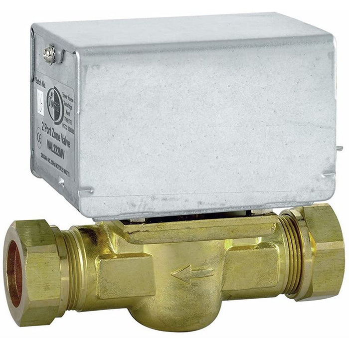 Motorised 2 Port Inline Zone Valve for HONEYWELL V4043 Central Heating Boiler Systems 22mm (Pack of 10)