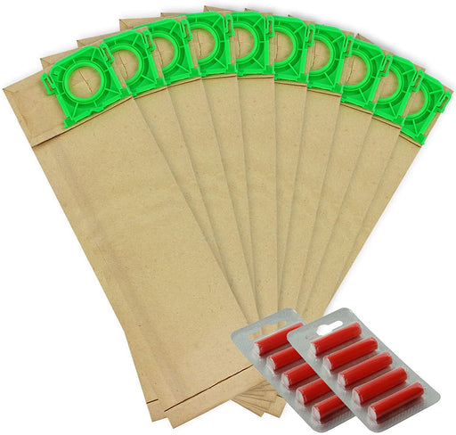 10 x Dust Bags for Sebo X1 X1.1 X2 X3 X4 370 470 X C Series Vacuum Cleaner + Fresh