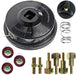 UNIVERSAL Dual Line Manual Feed Head with Bolts + 3 x Refill for Strimmer/Trimmer/Brushcutter