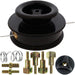 UNIVERSAL Dual Line Manual Feed Head with Bolts + 80m Dual Core Refill for Strimmer/Trimmer/Brushcutter