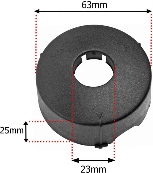 Strimmer Spool Base Cover for BOSCH Strimmer Trimmer Pro-Tap ART 23 26 30 F016L71088
