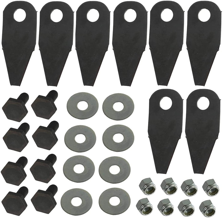 Blade Tips & Bolts Set for HAYTER Lawnmower (8 of each)