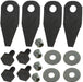Blade Tips & Bolts Set for HAYTER Lawnmower (8 of each)