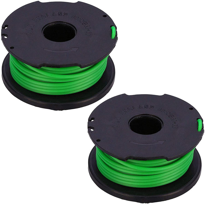 Spool Line Refill for Black & Decker Strimmer Trimmer GL7033 GL8033 GL9035 STB3620 (Pack of 2)