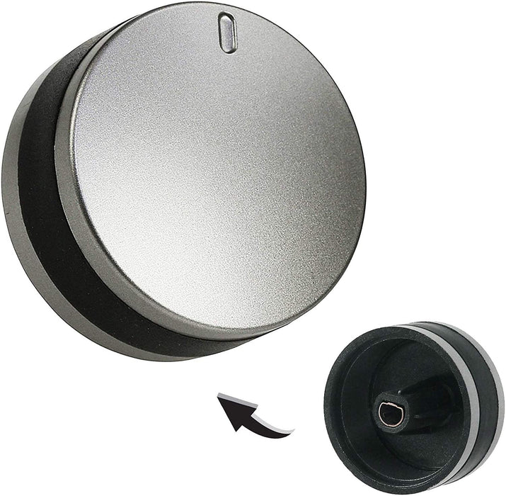 Oven Knob for BELLING LAM3200 LAM3204 LAM3401 Oven Cooker Control Switch (Silver / Black, Pack of 3)