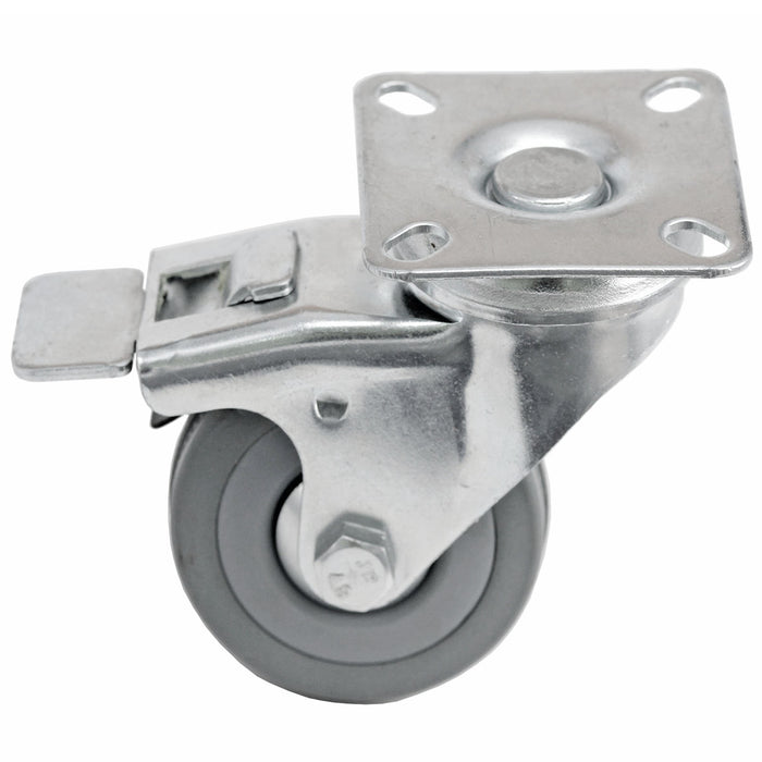 50mm Castor Wheels Trolley Furniture Swivel Caster Small Heavy Duty Braked x 4