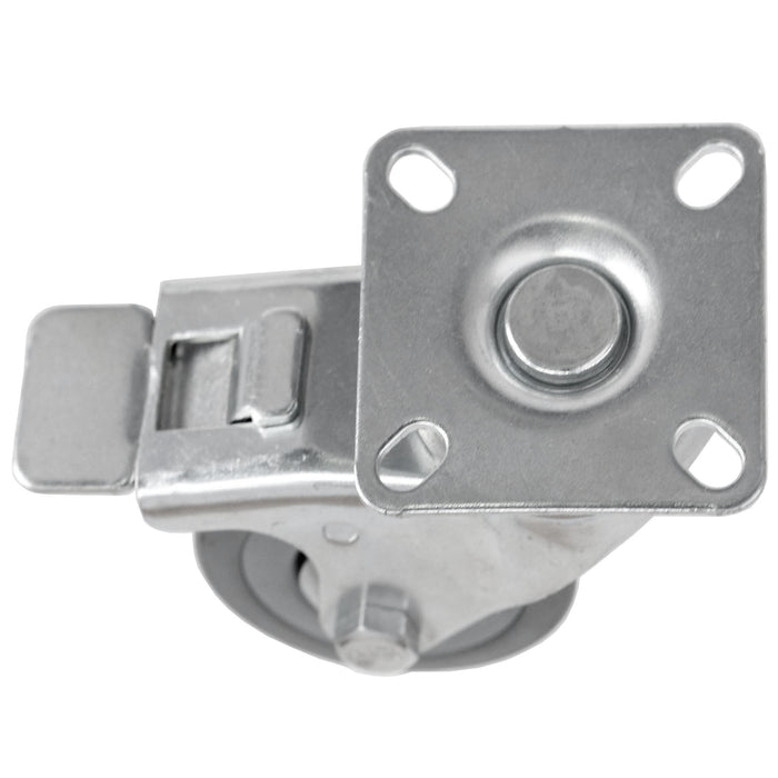 50mm Castor Wheels Trolley Furniture Swivel Caster Small Heavy Duty Braked x 4