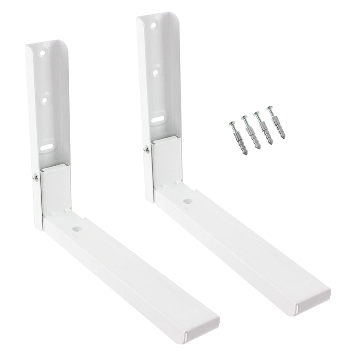 Microwave Brackets Wall Mounted Extendable Mountable White Heavy Duty Universal