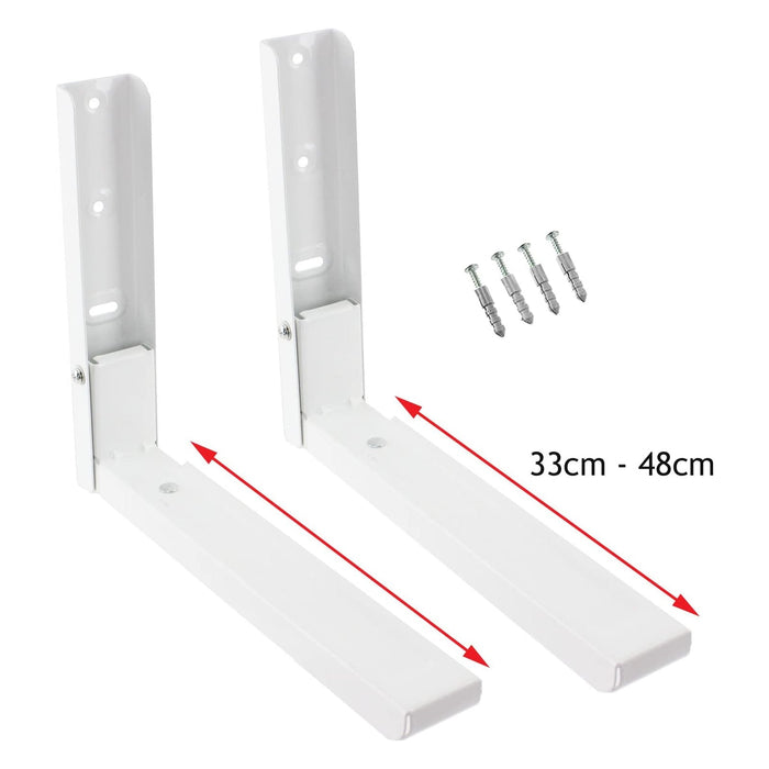 Brackets for Kenwood Microwave Wall Mount Bracket Mountable Extendable White
