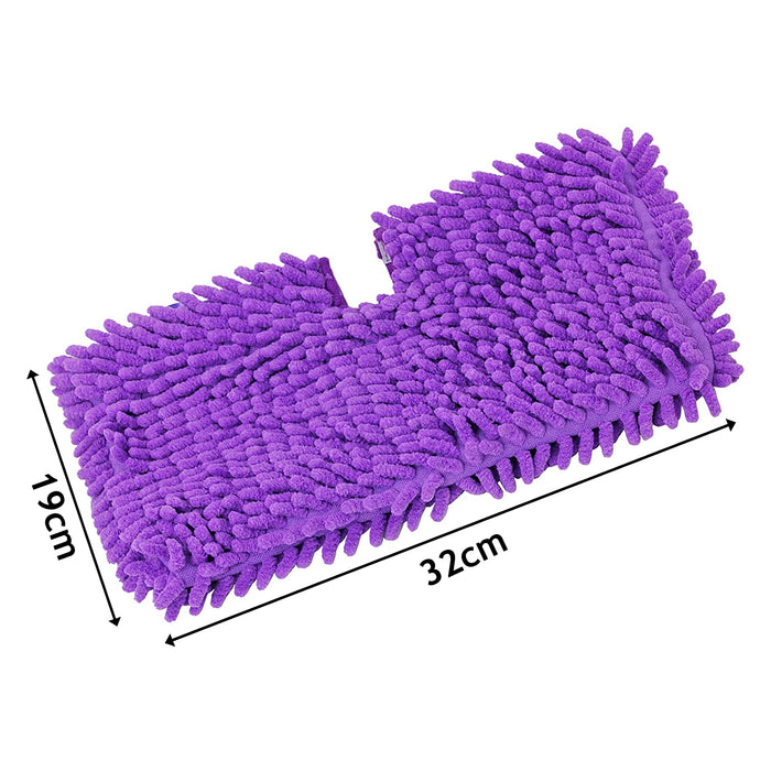 Steam Cleaner Cover Pads for Shark S3450 S3452 S3455K S3550 SE400 SE450 Mop (Pack of 6, Purple)