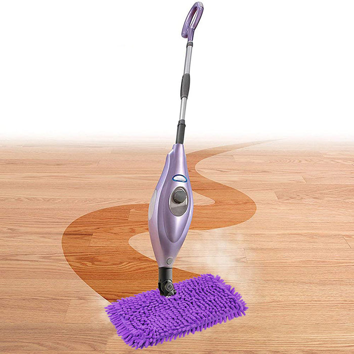 Coral Cover Pocket Pads for Shark S2901 S3455 S3501 S3502 S3601 S3701 S3901 Steam Cleaner Mop + Detergent (Pack of 6, 500ml)