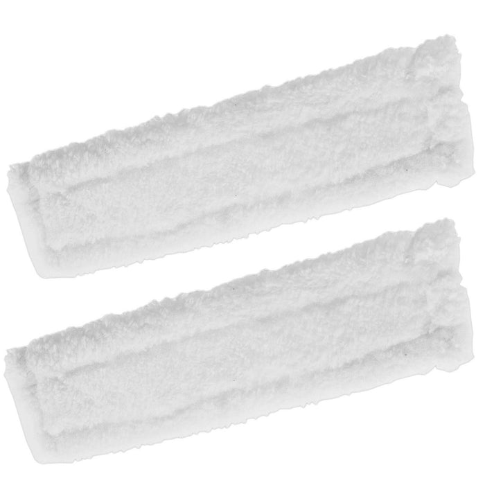 Cloth Pads + Cleaning Fluid for KARCHER Window Vac Vacuum - 2 x Pads + 500ml