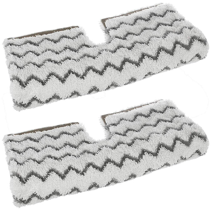 Cover Pads for SHARK Steam Cleaner Mop Dirt Grip S6001 S6003 Klik n' Flip (Pack of 2) + 500ml Detergent