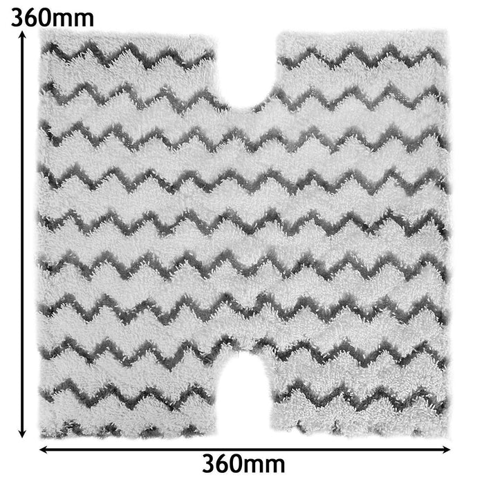 Cover Pads for SHARK Steam Cleaner Mop Dirt Grip S6001 S6003 Klik n' Flip (Pack of 2) + 500ml Detergent