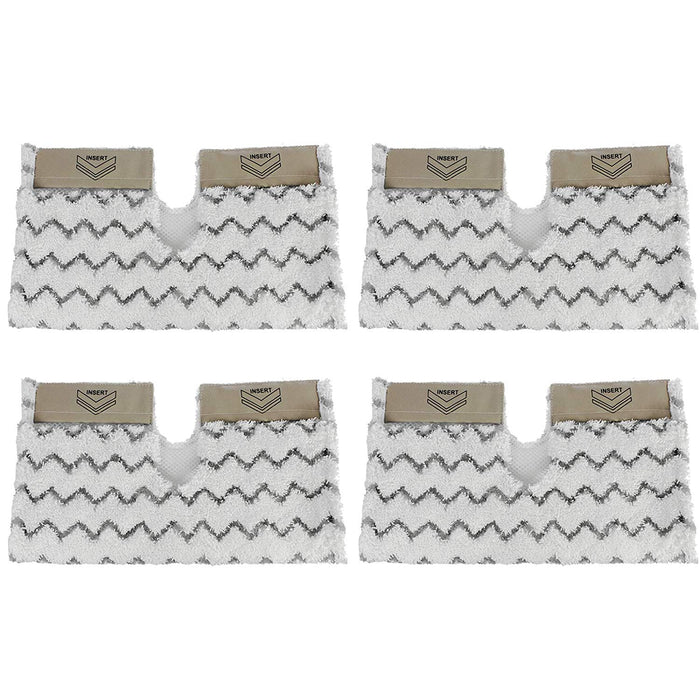 Cover Pads for SHARK Steam Cleaner Mop Dirt Grip S6001 S6003 Klik n' Flip (Pack of 4)