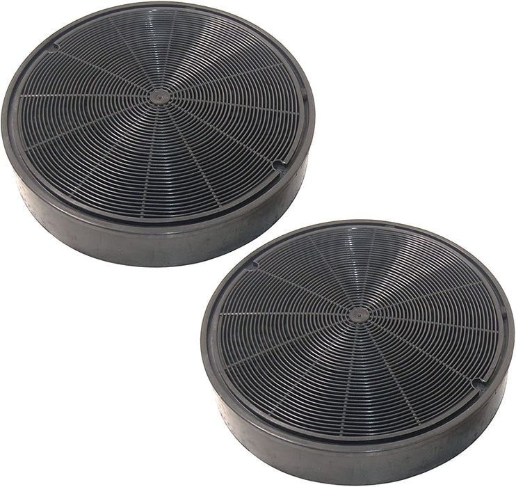 Anti-Odour Charcoal Carbon Filters for Rangemaster Cooker Hood Vent (200 x 28 mm, Pack of 2)