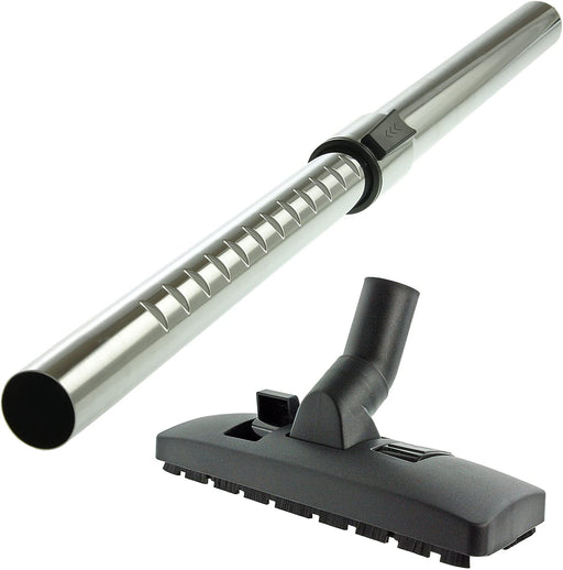 Adjustable Telescopic Pipe and Carpet/Hard Floor Brush Head for ELECTROLUX Vacuum Cleaner Rod (32mm)