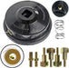 UNIVERSAL Dual Line Manual Feed Head with Bolts + 80m Dual Core Refill for Strimmer/Trimmer/Brushcutter